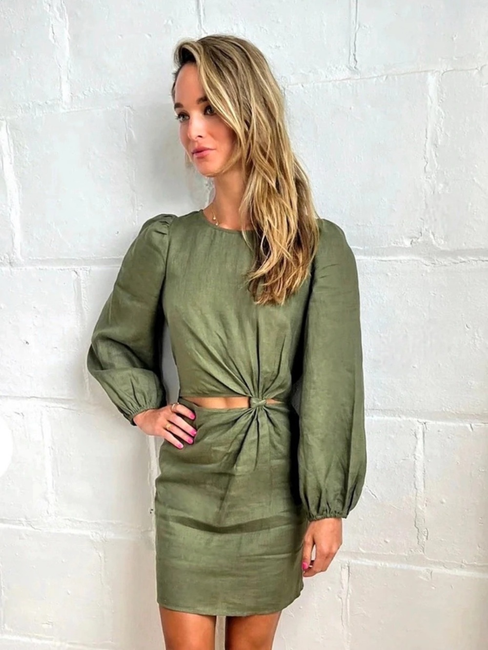 pilar knot dress